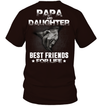 Papa And Daughter - Best Friend For Life T-Shirt