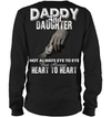Daddy And Daughter Always Heart To Heart Sweatshirt