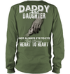 Daddy And Daughter Always Heart To Heart Sweatshirt