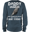 Daddy And Daughter Always Heart To Heart Sweatshirt
