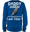 Daddy And Daughter Always Heart To Heart Sweatshirt