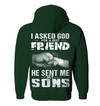 I Asked God For A Best Friend He Sent Me My Sons Hoodie