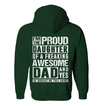 I'm The Proud Daughter Of A Freaking Awesome Dad Hoodie