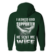 Asked God For A Supporter, He Sent Me My Wife Hoodie