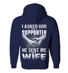 Asked God For A Supporter, He Sent Me My Wife Hoodie