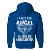 Asked God For An Angel, He Sent Me My 4 Daughters Hoodie