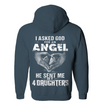 Asked God For An Angel, He Sent Me My 4 Daughters Hoodie