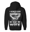 Asked God For A Supporter, He Sent Me My Wife Hoodie