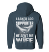 Asked God For A Supporter, He Sent Me My Wife Hoodie