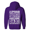 I'm The Proud Daughter Of A Freaking Awesome Dad Hoodie